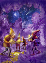 FAIRY - GNOMES, CRYSTALS AND GOLD